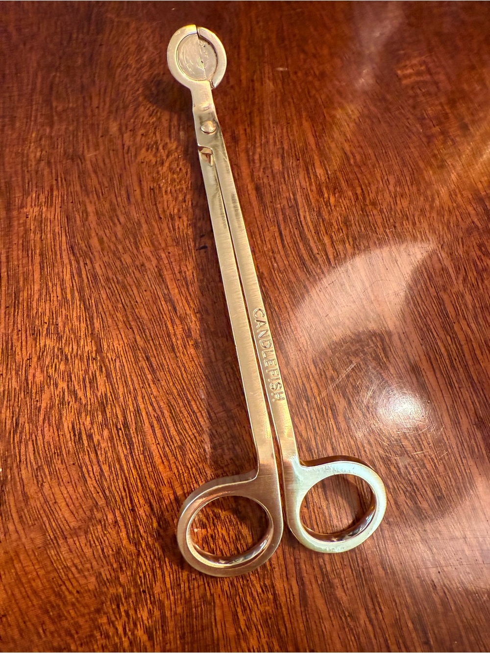 Brass Candle Snuffer Scissor Tongs